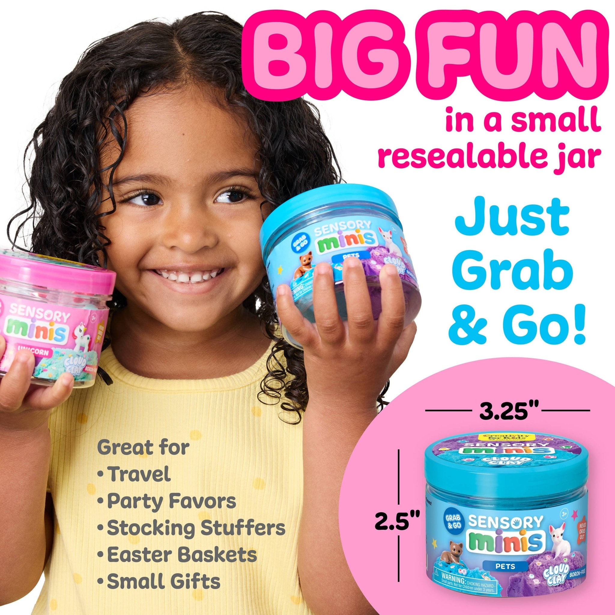 Faber - Castell Sensory Mini Play Kit Jar – Cloud Clay Pets Theme by Faber - Castell / Creativity for Kids at Confetti Gift and Party Tuscaloosa Alabama