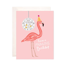  Fabulous Flamingo Greeting Card - Birthday Card by Bloomwolf Studio at Confetti Gift and Party