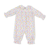 Fall Fruit Floral - Smocked L/s Romper W/ Peter Pan Collar by Angel Dear at Confetti Gift and Party Tuscaloosa Alabama