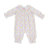 Fall Fruit Floral - Smocked L/s Romper W/ Peter Pan Collar by Angel Dear at Confetti Gift and Party Tuscaloosa Alabama