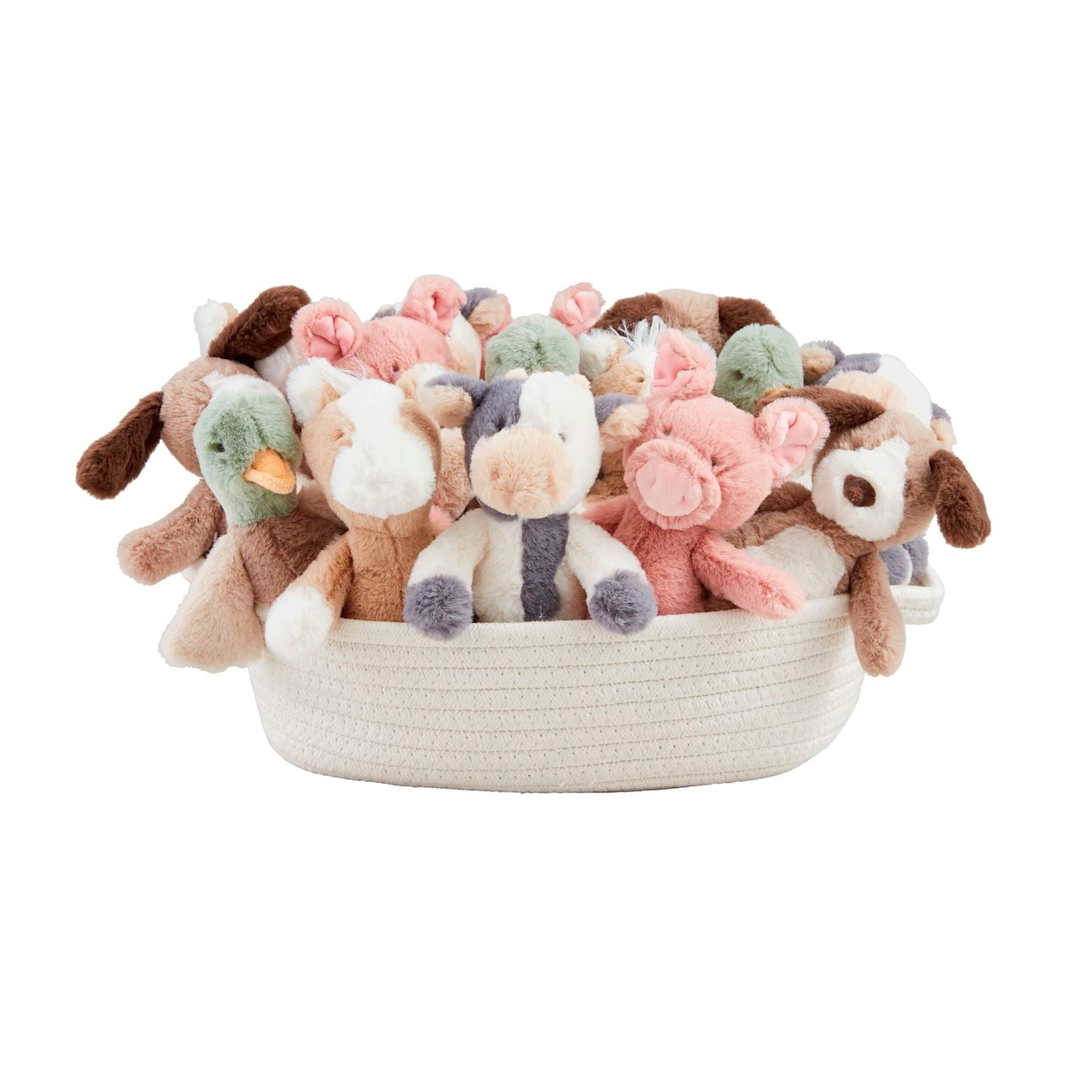 Farm Plush Rattle Pals by Mud Pie at Confetti Gift and Party Tuscaloosa Alabama