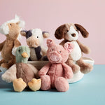 Farm Plush Rattle Pals by Mud Pie at Confetti Gift and Party Tuscaloosa Alabama