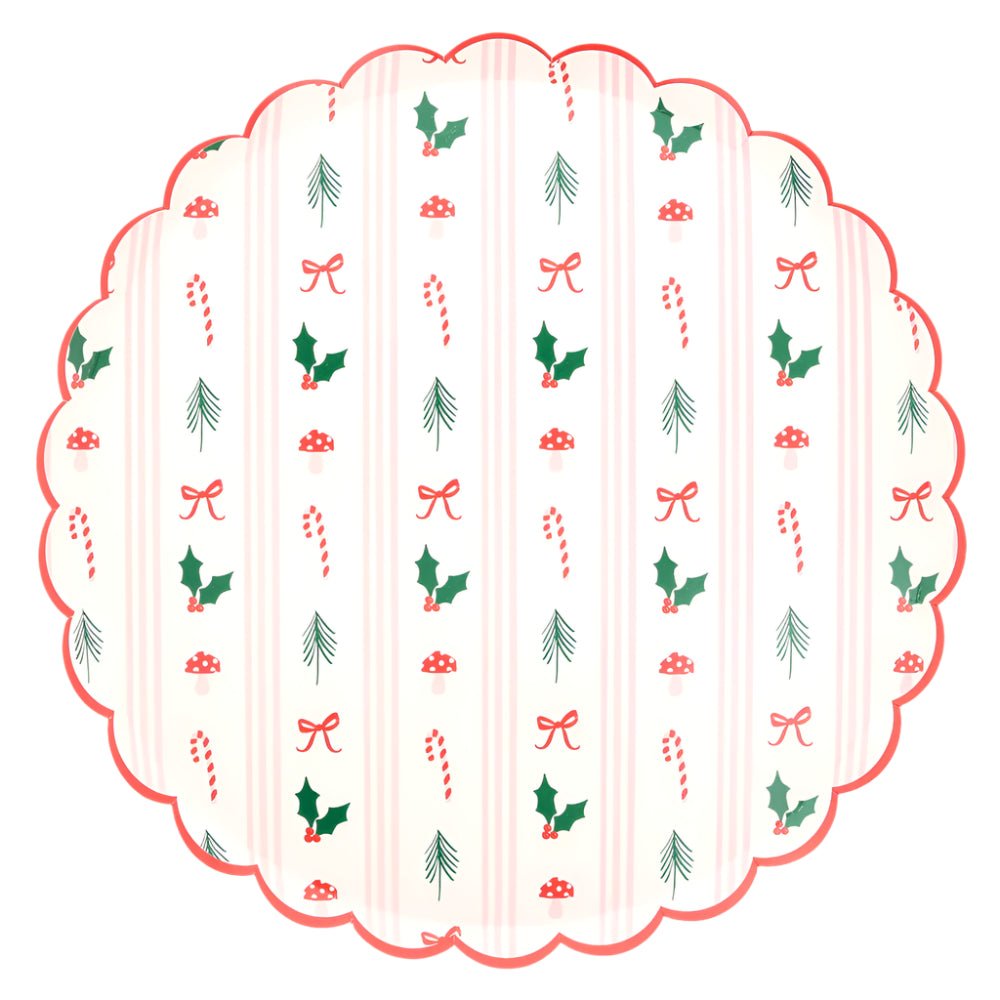 Festive Icon Stripes Dinner Plates by Meri Meri at Confetti Gift and Party Tuscaloosa Alabama