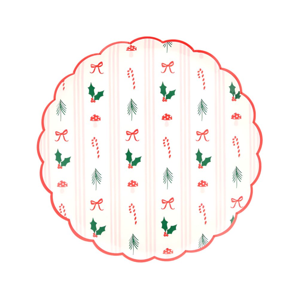 Festive Icon Stripes Side Plates by Meri Meri at Confetti Gift and Party Tuscaloosa Alabama