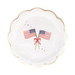 Flags Round Plate (8 ct) by My Mind’s Eye at Confetti Gift and Party Tuscaloosa Alabama