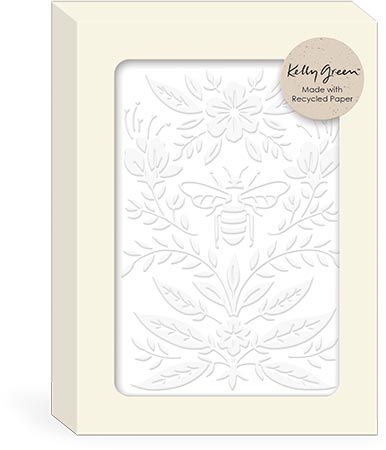 Floral Bee Card Pack by Punch Studio at Confetti Gift and Party Tuscaloosa Alabama