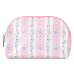 Floral Stripes Oval Cosmetic Bag by Iscream at Confetti Gift and Party Tuscaloosa Alabama