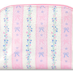 Floral Stripes Oval Cosmetic Bag by Iscream at Confetti Gift and Party Tuscaloosa Alabama