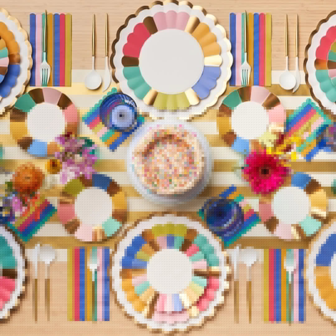 Flower Scalloped Dinner Plate by Sophistiplate Simply Baked at Confetti Gift and Party