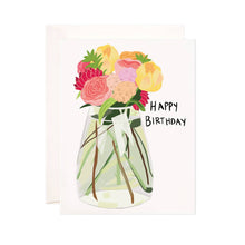  Flower Vase Birthday Greeting Card - Floral Birthday Card by Bloomwolf Studio at Confetti Gift and Party