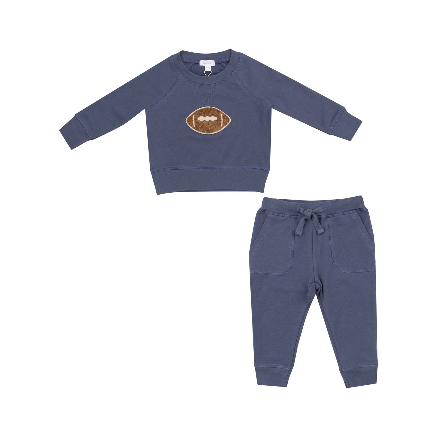 Footballs + French Terry - Raglan Sweatshirt & Jogger Set by Angel Dear at Confetti Gift and Party