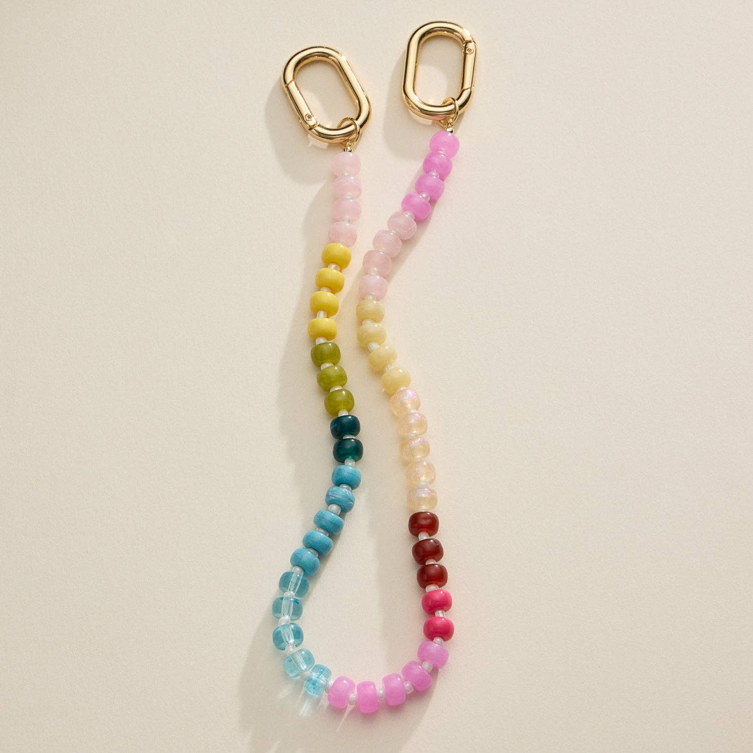 Frem - Colorful Beaded Bag Charm with Gold Clasp Trendy Accessory by Frem at Confetti Gift and Party Tuscaloosa Alabama
