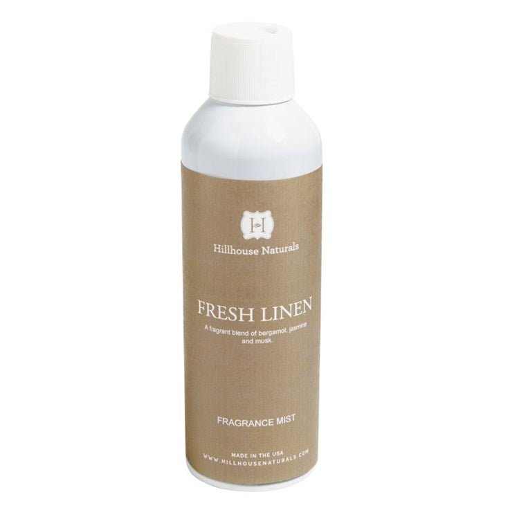 Fresh Linen fragrance mist 5oz. by Hillhouse Naturals/Field+Fleur at Confetti Gift and Party