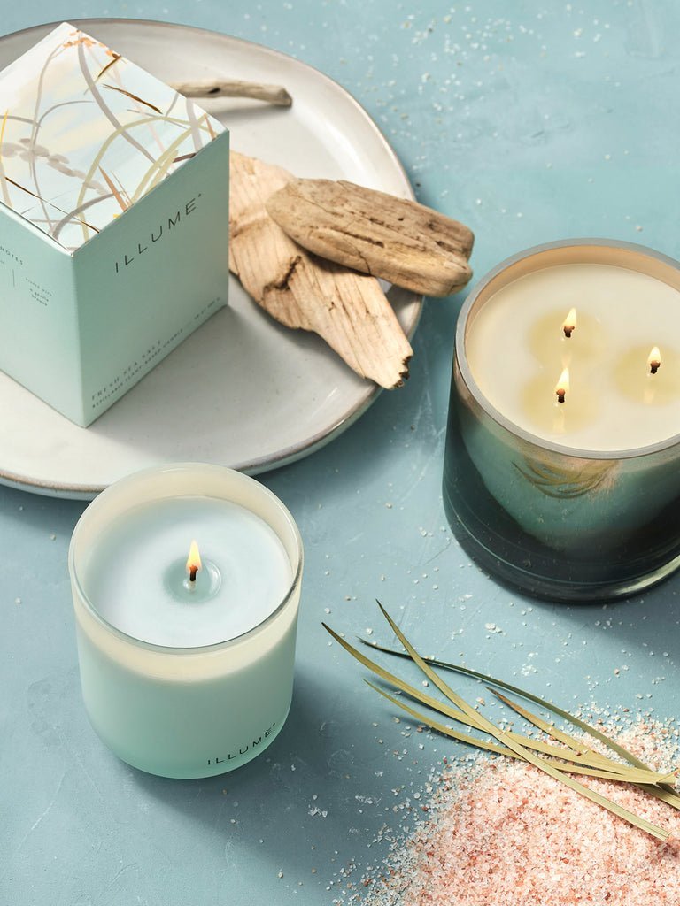 Fresh Sea Salt Assorted Tapers by Illume at Confetti Gift and Party