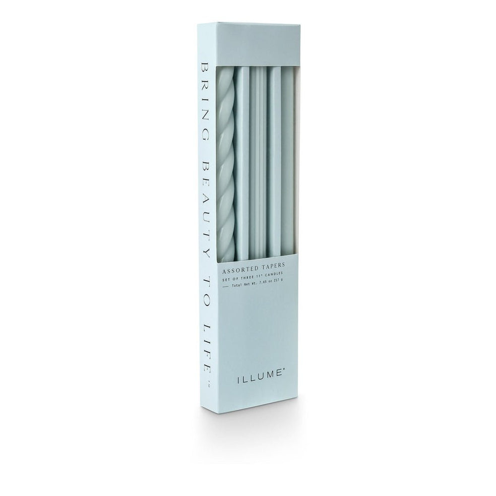 Fresh Sea Salt Assorted Tapers by Illume at Confetti Gift and Party