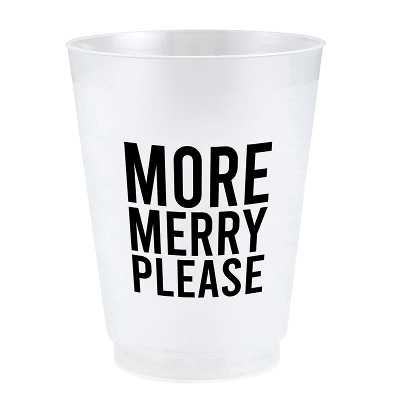 Frost Flex Cups - More Merry Please by Creative Brands at Confetti Gift and Party