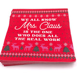 Funny Christmas Cocktail Napkins | Mrs. Claus - 20ct by Soiree - Sisters at Confetti Gift and Party Tuscaloosa Alabama