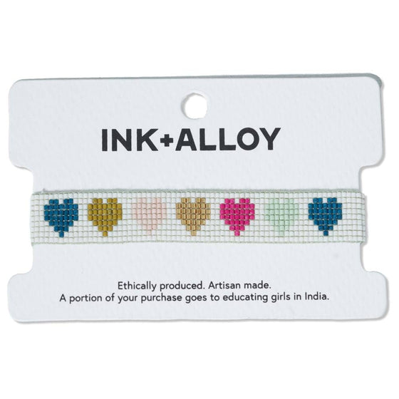 Gabby Adjustable Beaded Bracelet - Multicolor by Ink + Alloy at Confetti Gift and Party
