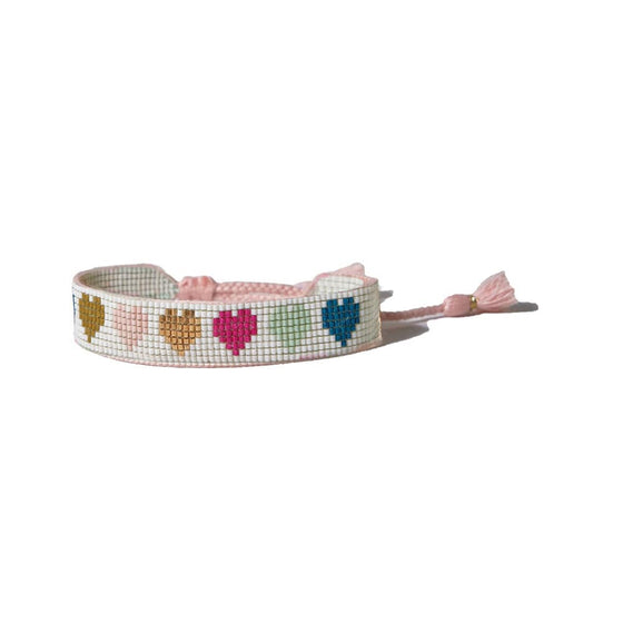 Gabby Adjustable Beaded Bracelet - Multicolor by Ink + Alloy at Confetti Gift and Party
