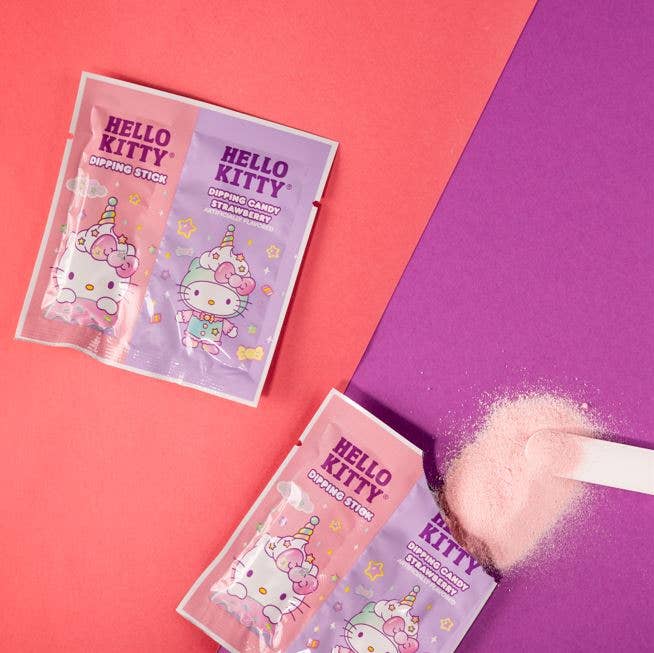 Galerie Candy and Gifts - Hello Kitty Dipping Stick With Candy Powder (Case of 8) by Galerie Candy and Gifts at Confetti Gift and Party Tuscaloosa Alabama