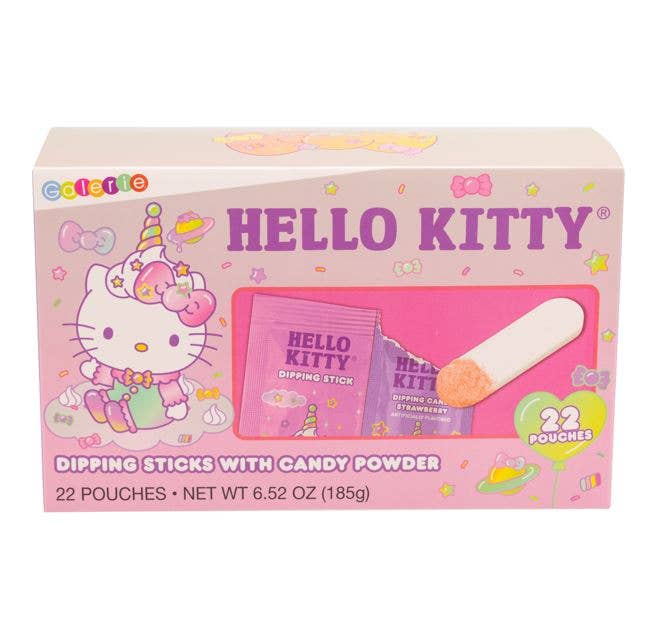 Galerie Candy and Gifts - Hello Kitty Dipping Stick With Candy Powder (Case of 8) by Galerie Candy and Gifts at Confetti Gift and Party Tuscaloosa Alabama