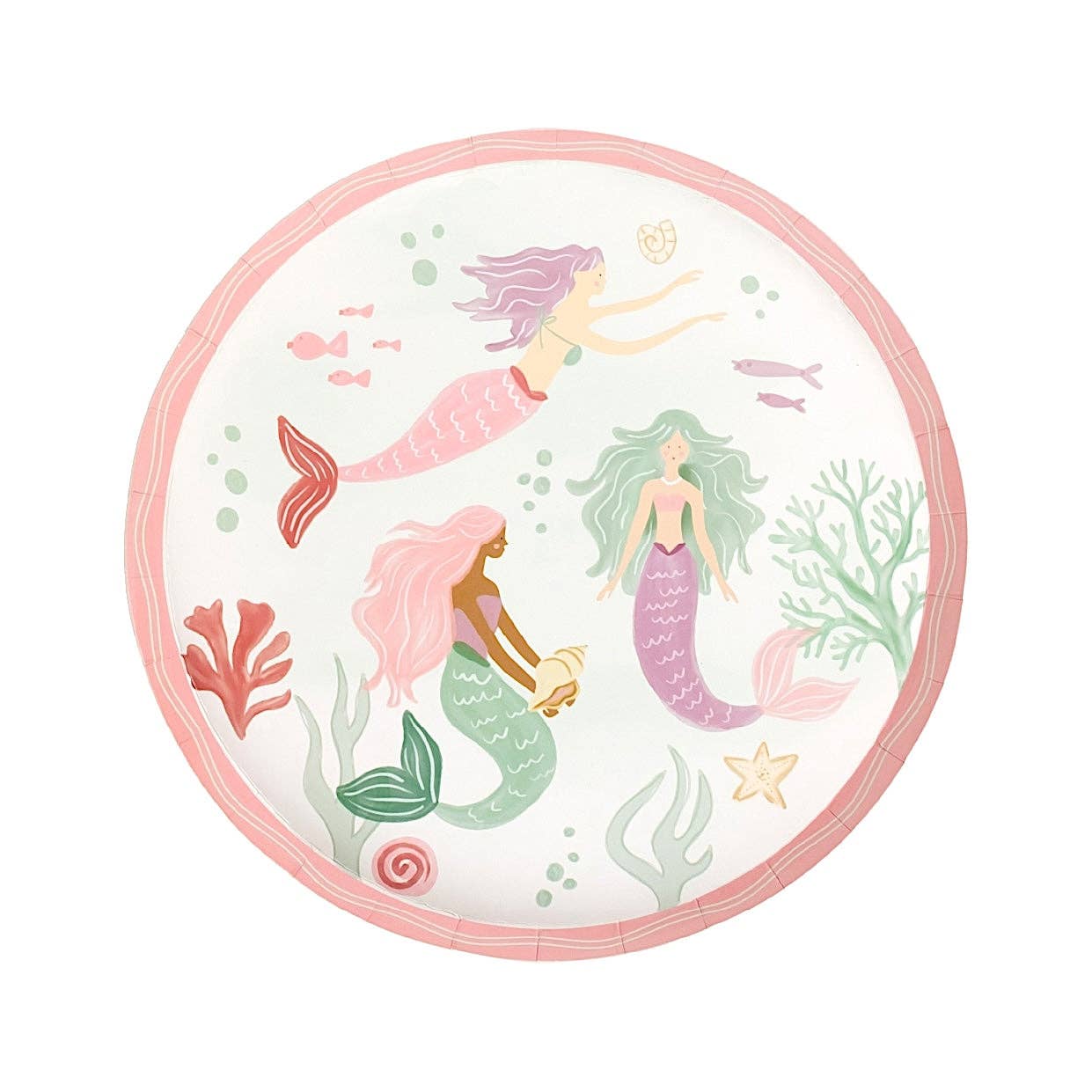 Gatherings by Curated Paperie - Mermaid Dessert Plates by Gatherings by Curated Paperie at Confetti Gift and Party Tuscaloosa Alabama