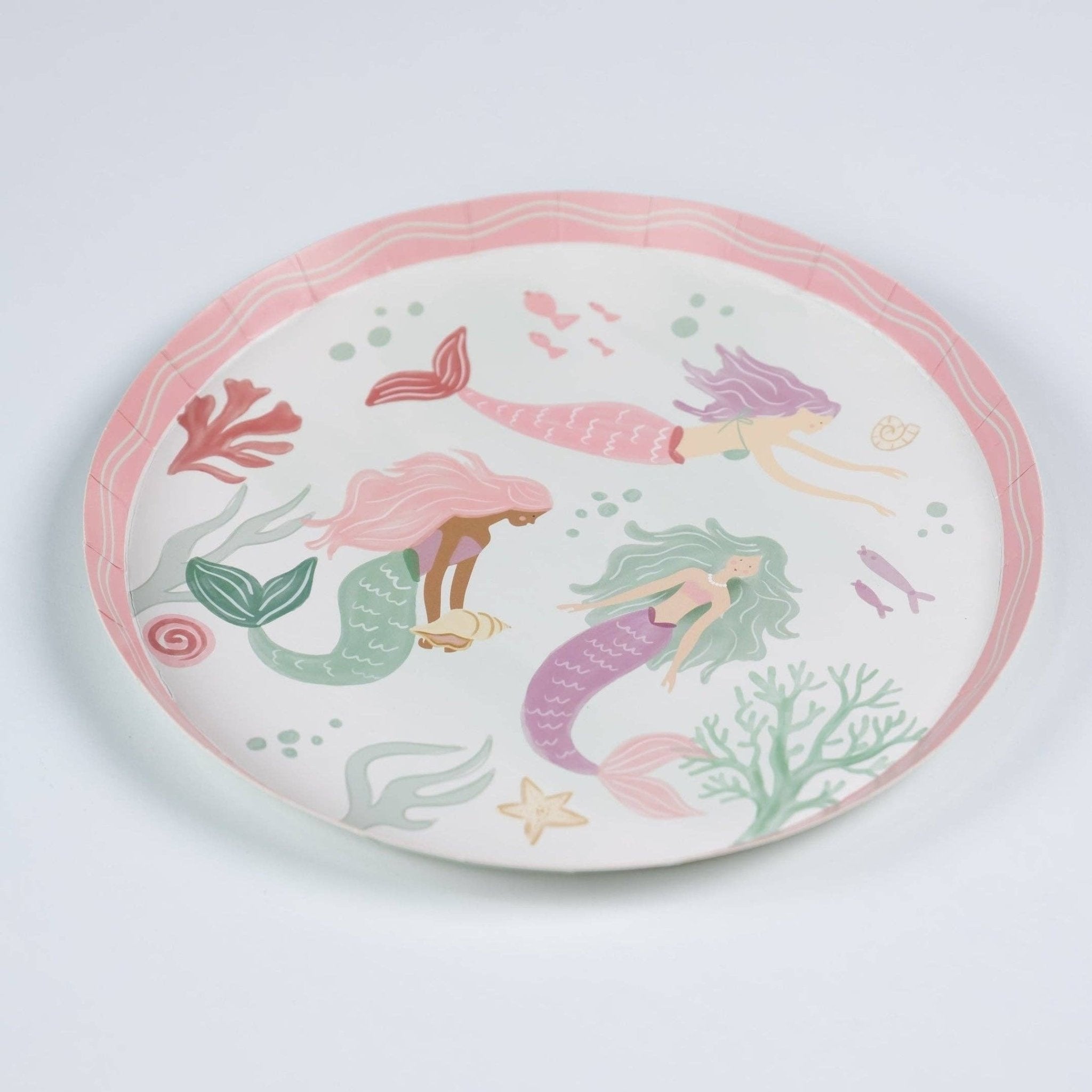 Gatherings by Curated Paperie - Mermaid Dessert Plates by Gatherings by Curated Paperie at Confetti Gift and Party Tuscaloosa Alabama