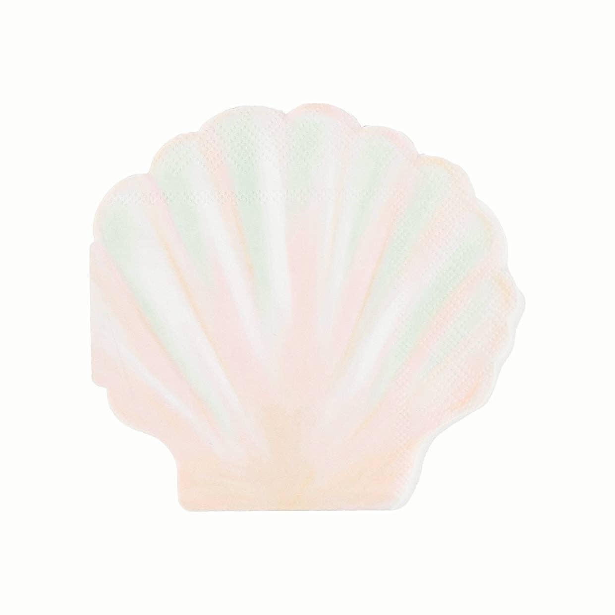 Gatherings by Curated Paperie - Shell Shaped Napkins by Gatherings by Curated Paperie at Confetti Gift and Party Tuscaloosa Alabama