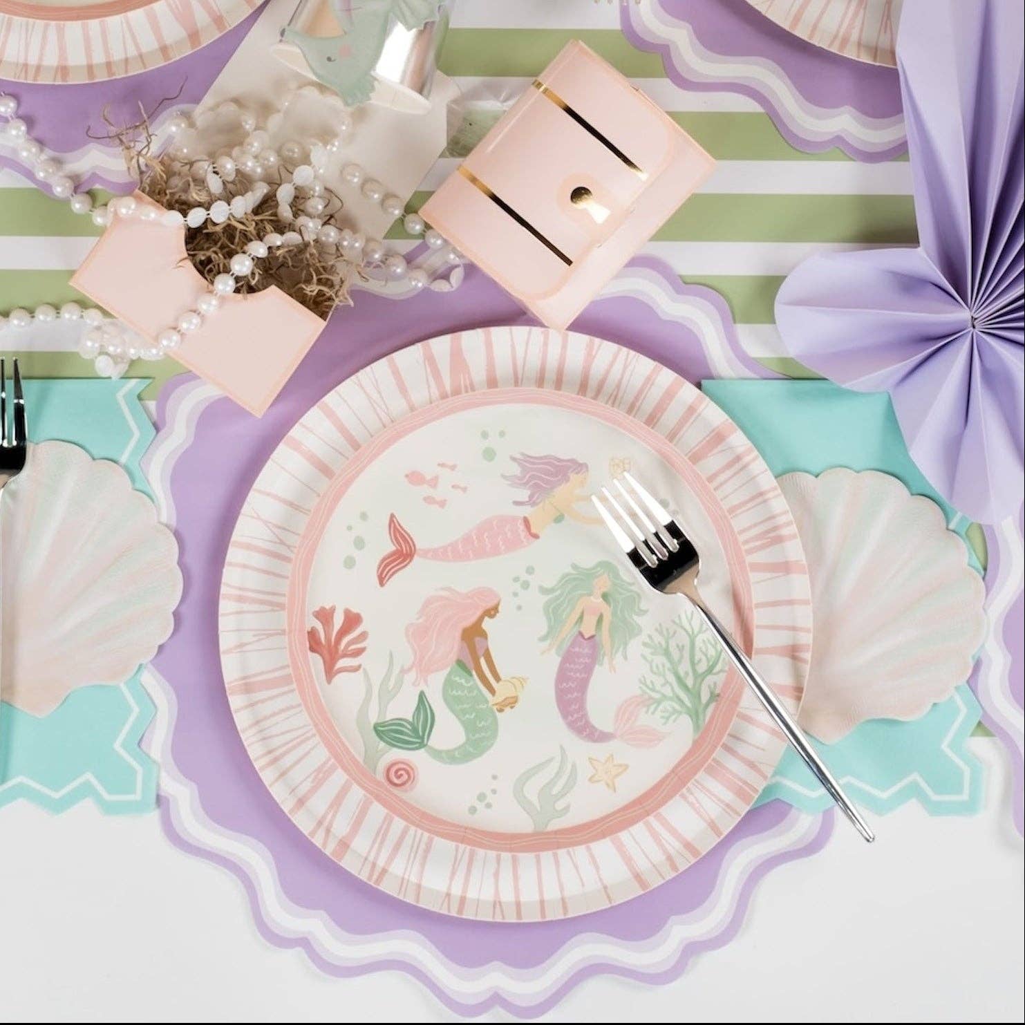 Gatherings by Curated Paperie - Shell Shaped Napkins by Gatherings by Curated Paperie at Confetti Gift and Party Tuscaloosa Alabama