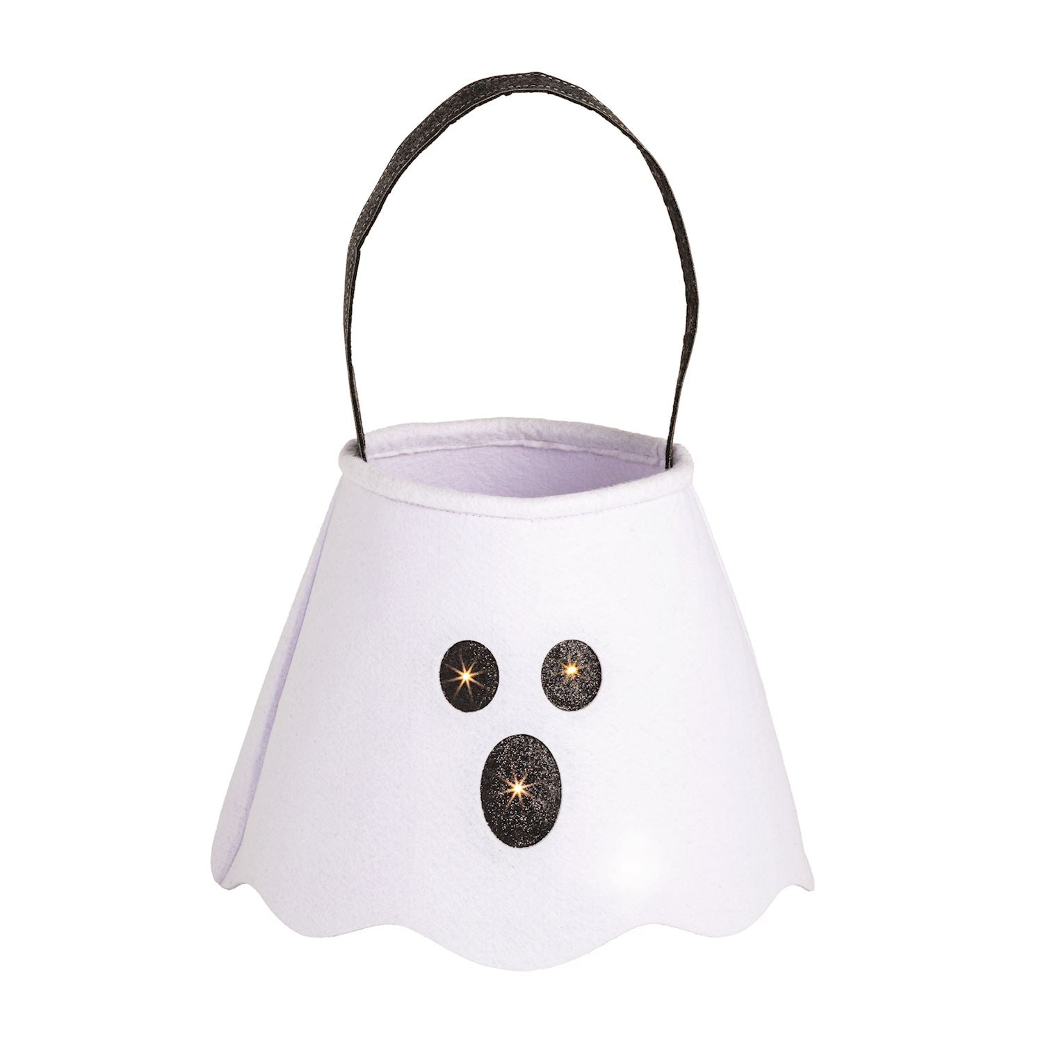 Ghost Led Treat Bucket by Mud Pie at Confetti Gift and Party Tuscaloosa Alabama