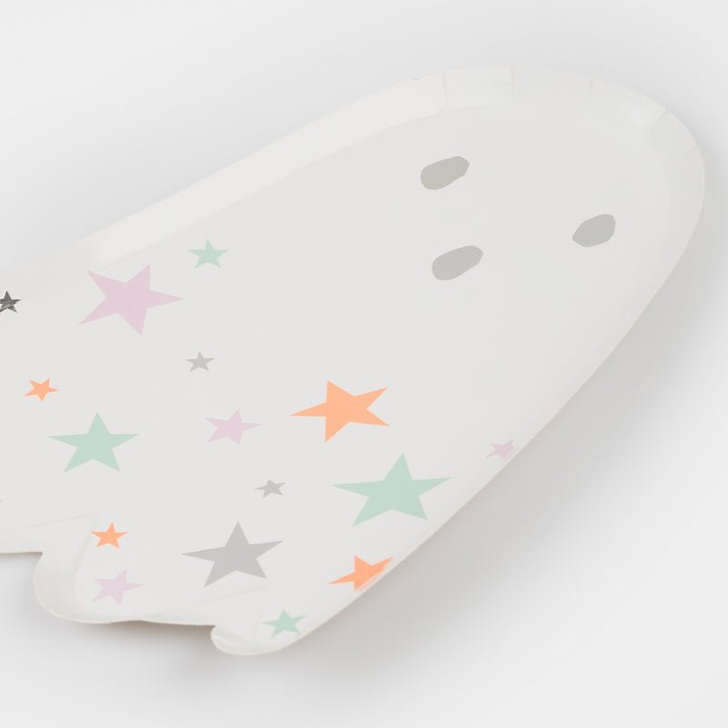 Ghost With Stars Plates by Meri Meri at Confetti Gift and Party