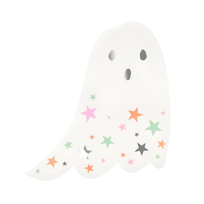 Ghost With Stars Plates by Meri Meri at Confetti Gift and Party