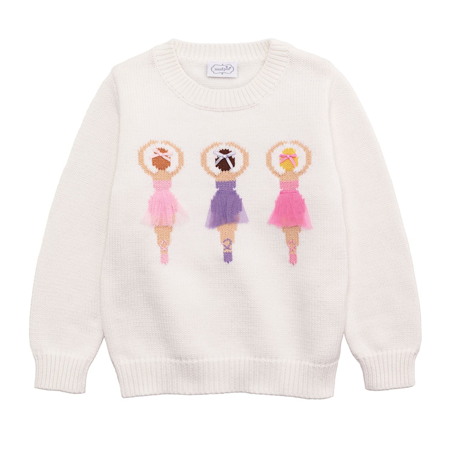 Girl's Ballerina Sweater by Mud Pie at Confetti Gift and Party Tuscaloosa Alabama