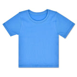 Girls Ribbed Short Sleeve Tee Shirt - Bright Blue by Iscream at Confetti Gift and Party Tuscaloosa Alabama