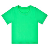 Girl's Ribbed Short Sleeve Tee Shirt - Glam Green by Iscream at Confetti Gift and Party Tuscaloosa Alabama