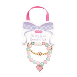 Glitzy Glam Heart Bracelet Set by Mud Pie at Confetti Gift and Party Tuscaloosa Alabama