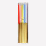 Gold Dipped Rainbow Candles by Meri Meri at Confetti Gift and Party