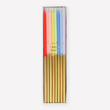 Gold Dipped Rainbow Candles by Meri Meri at Confetti Gift and Party