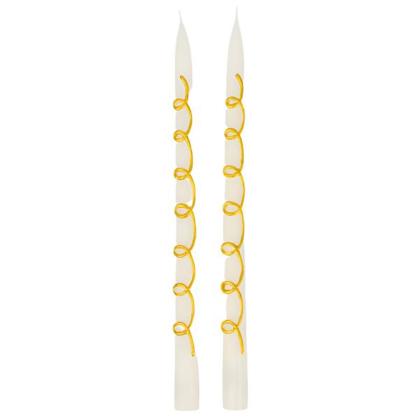 Gold Swirl Taper Candles by Meri Meri at Confetti Gift and Party