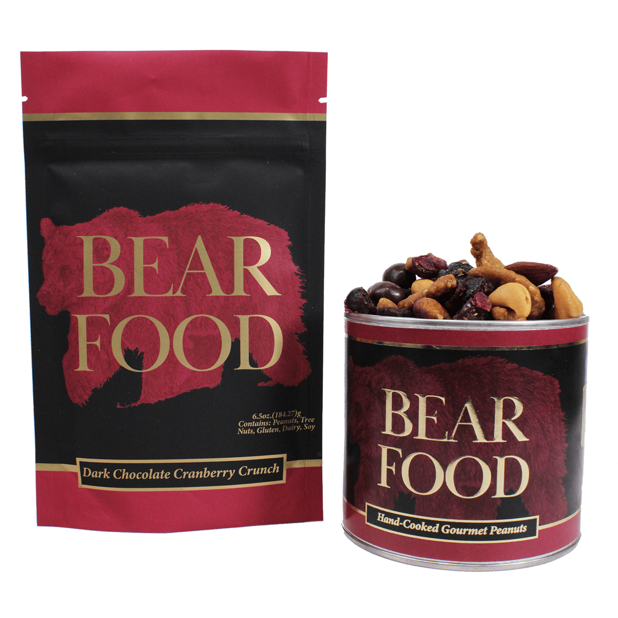 Gourmet Dark Chocolate Cranberry Crunch - 6.5oz Bag by Bear Food at Confetti Gift and Party Tuscaloosa Alabama