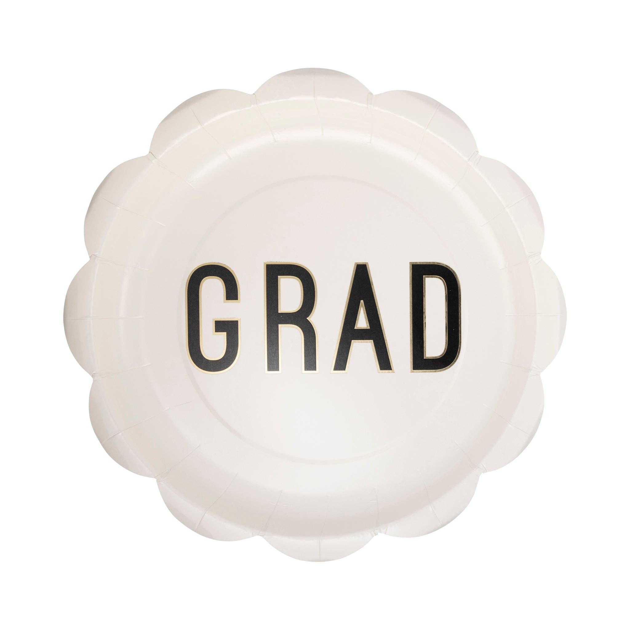 Grad Scalloped 10" Plate by My Mind’s Eye at Confetti Gift and Party Tuscaloosa Alabama