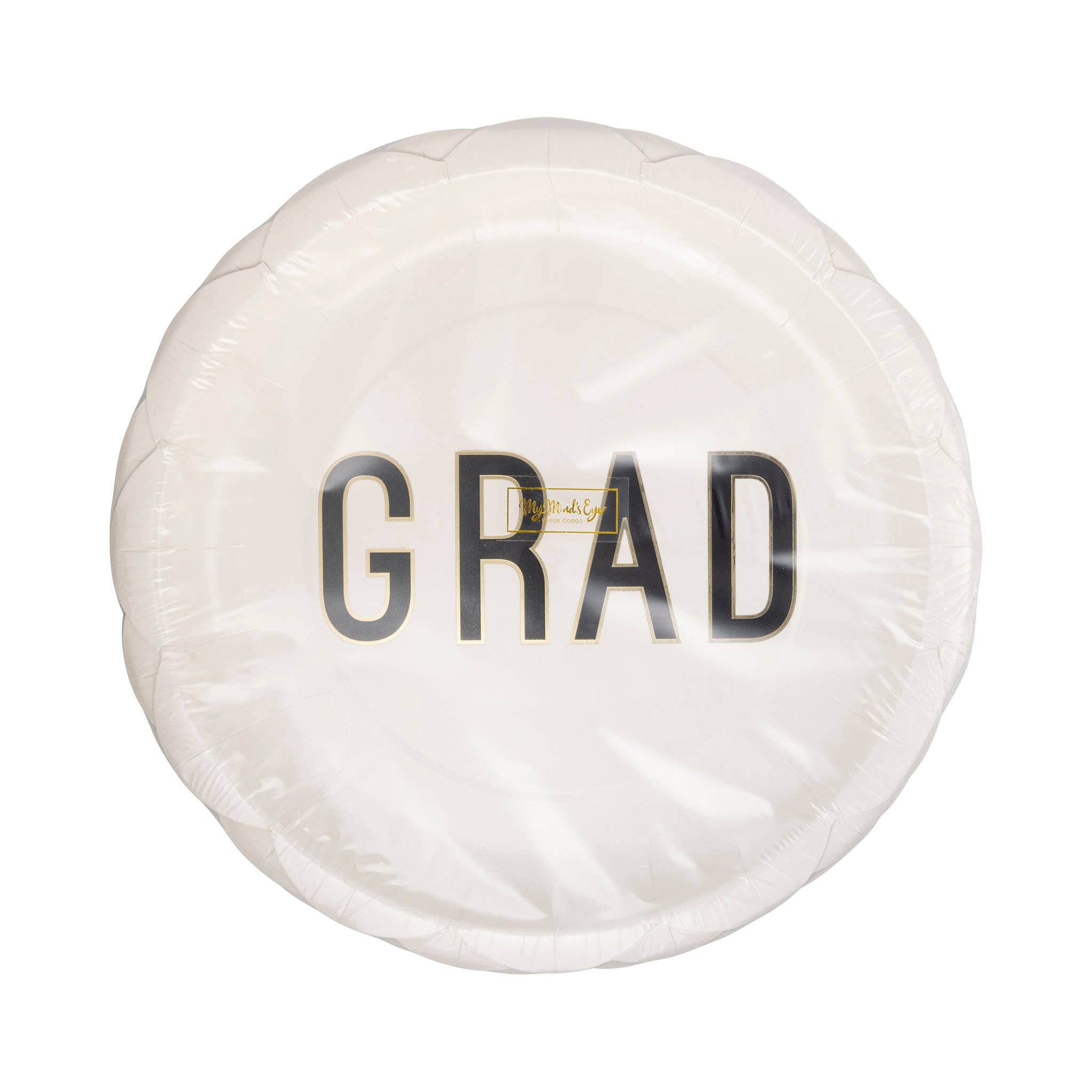 Grad Scalloped 10" Plate by My Mind’s Eye at Confetti Gift and Party Tuscaloosa Alabama