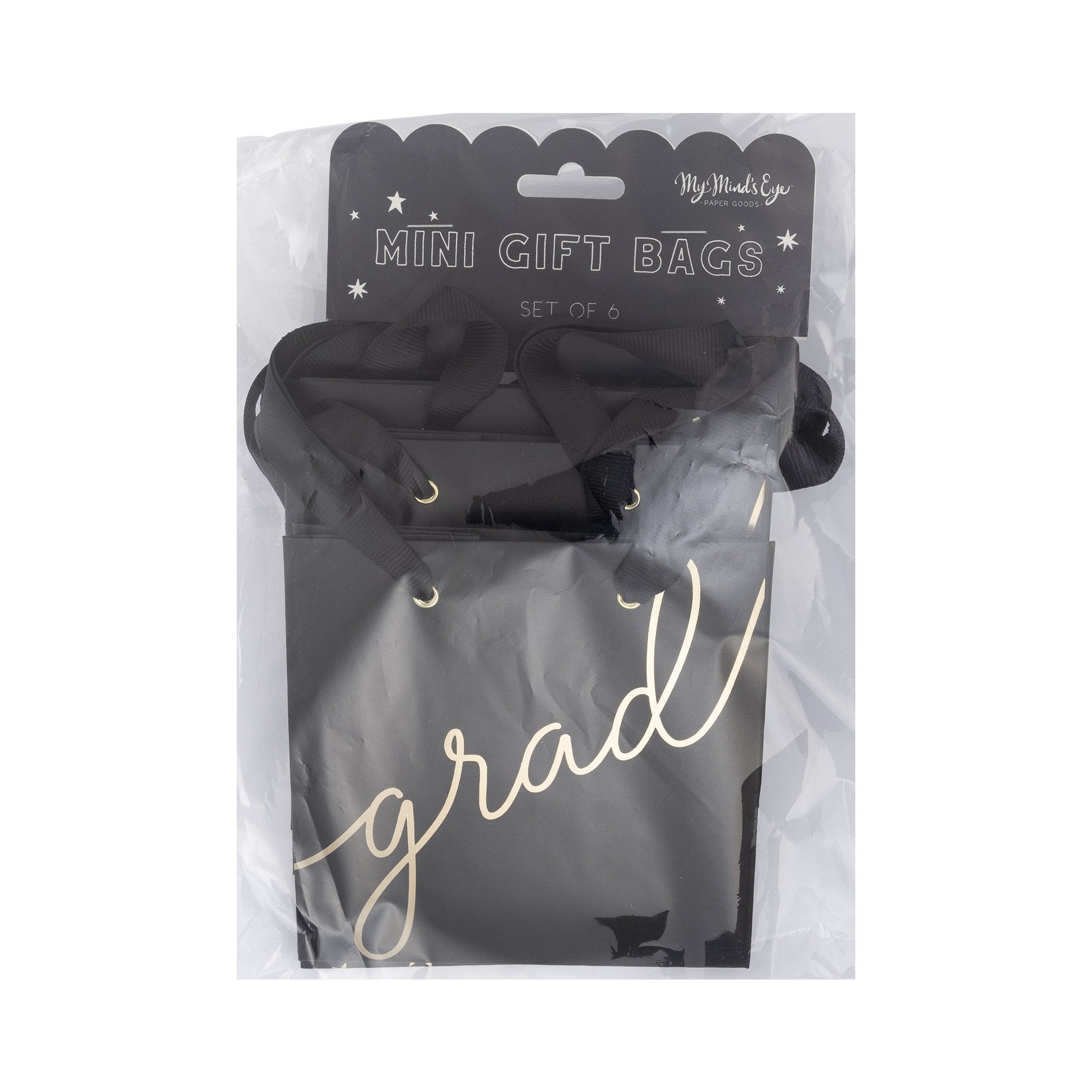 Grad Stars Gift Bag Set of 6 by My Mind’s Eye at Confetti Gift and Party