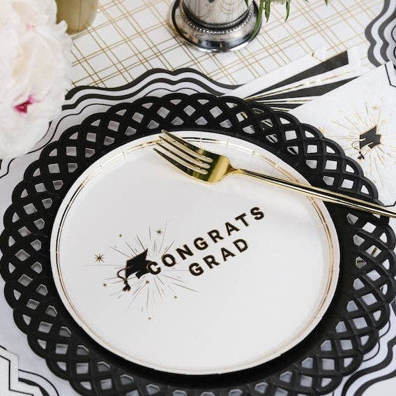 Graduation Dessert Plates by Gatherings by Curated Paperie at Confetti Gift and Party Tuscaloosa Alabama