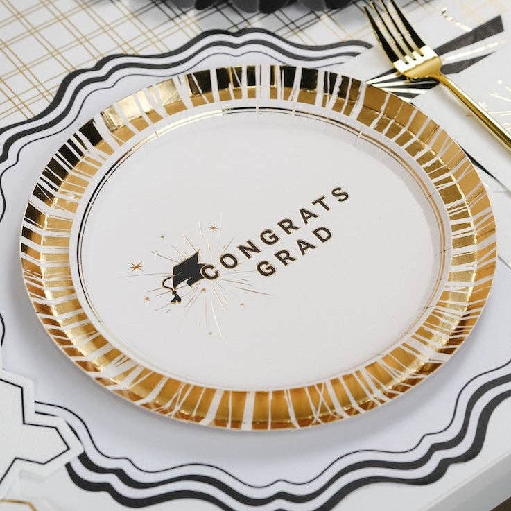 Graduation Dessert Plates by Gatherings by Curated Paperie at Confetti Gift and Party Tuscaloosa Alabama