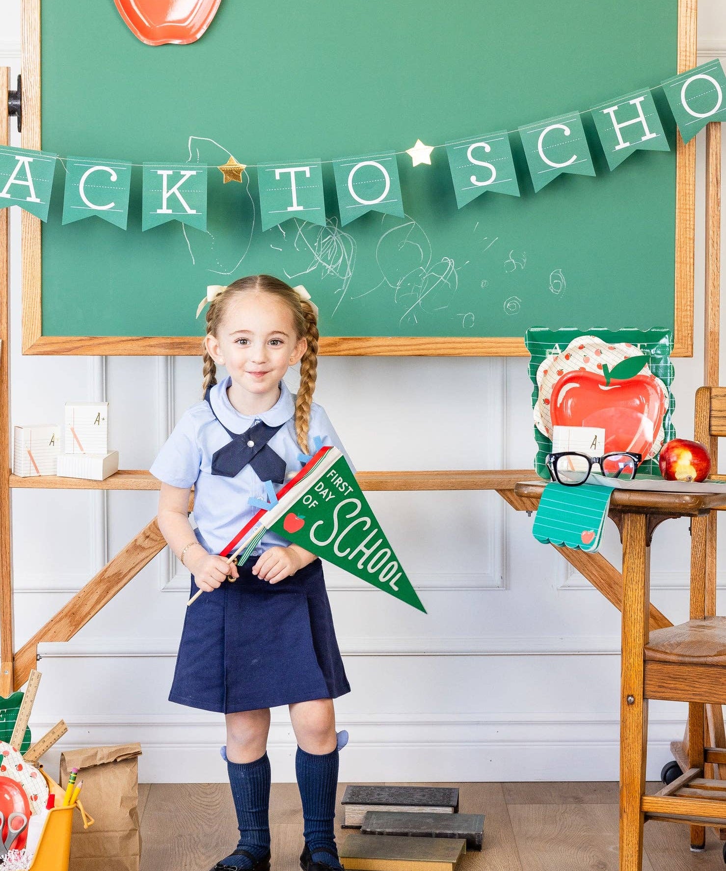 Green Ruled Paper Dinner Napkin by My Mind’s Eye at Confetti Gift and Party Tuscaloosa Alabama