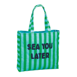 Green Terry Cloth Tote by Mud Pie at Confetti Gift and Party Tuscaloosa Alabama