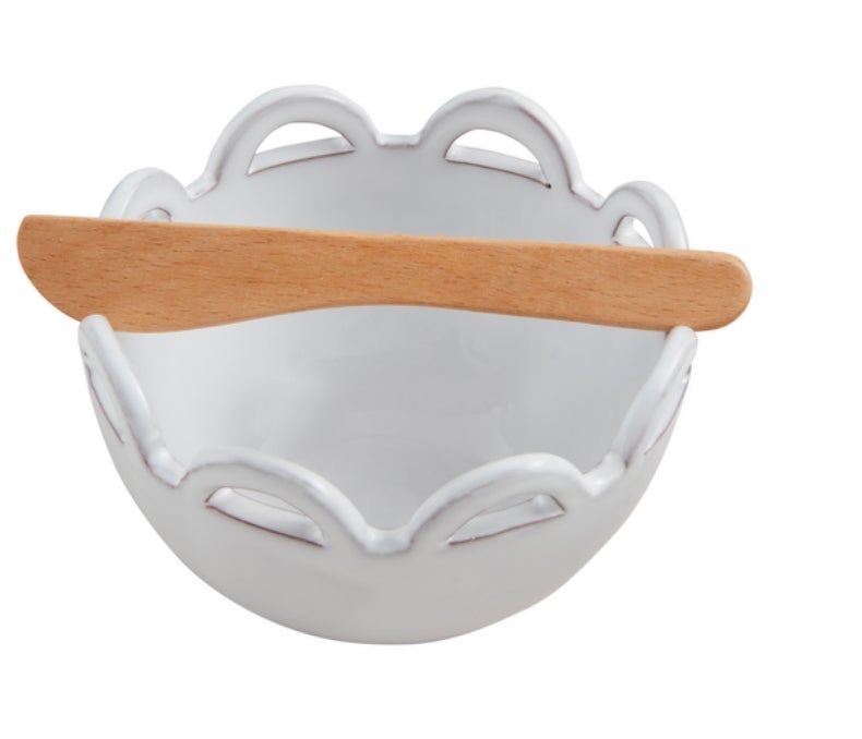 
                      
                        Half Scallop Dip Bowl by Mud Pie at Confetti Gift and Party
                      
                    