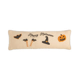 Halloween Beaded Canvas Pillow with Festive Icons by Mud Pie at Confetti Gift and Party Tuscaloosa Alabama