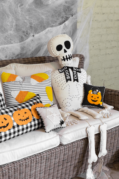 Halloween Beaded Pillows by Mud Pie at Confetti Gift and Party Tuscaloosa Alabama